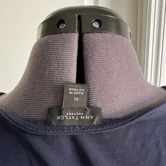 Ann Taylor Factory Midnight Blue Midi Dress - Picture 5 of 5